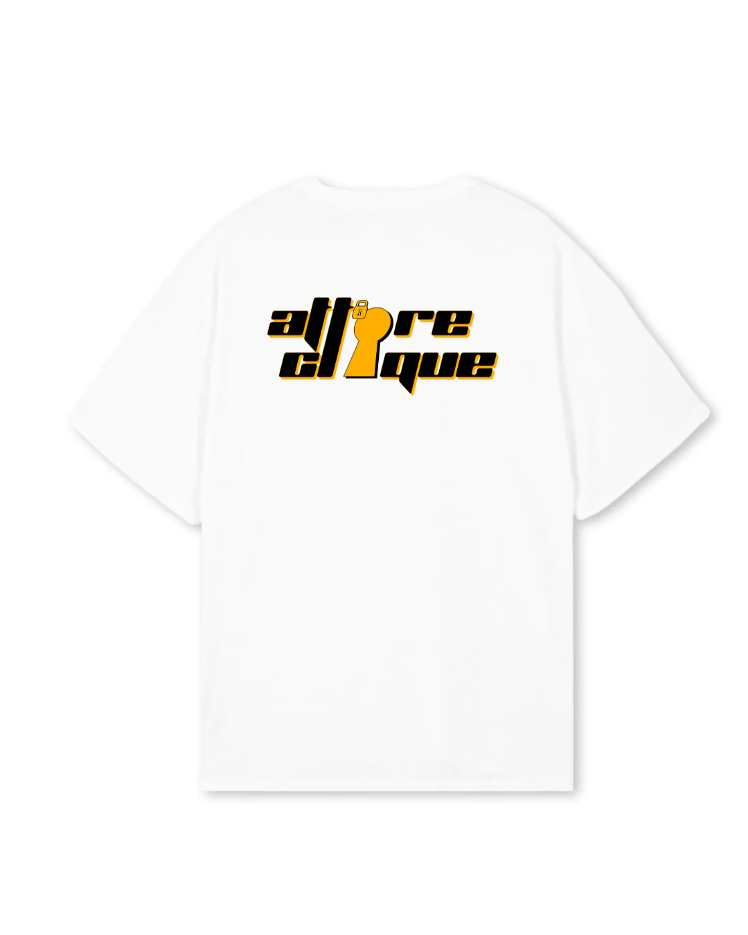 A2C T-SHIRT - WHITE/ ORANGE