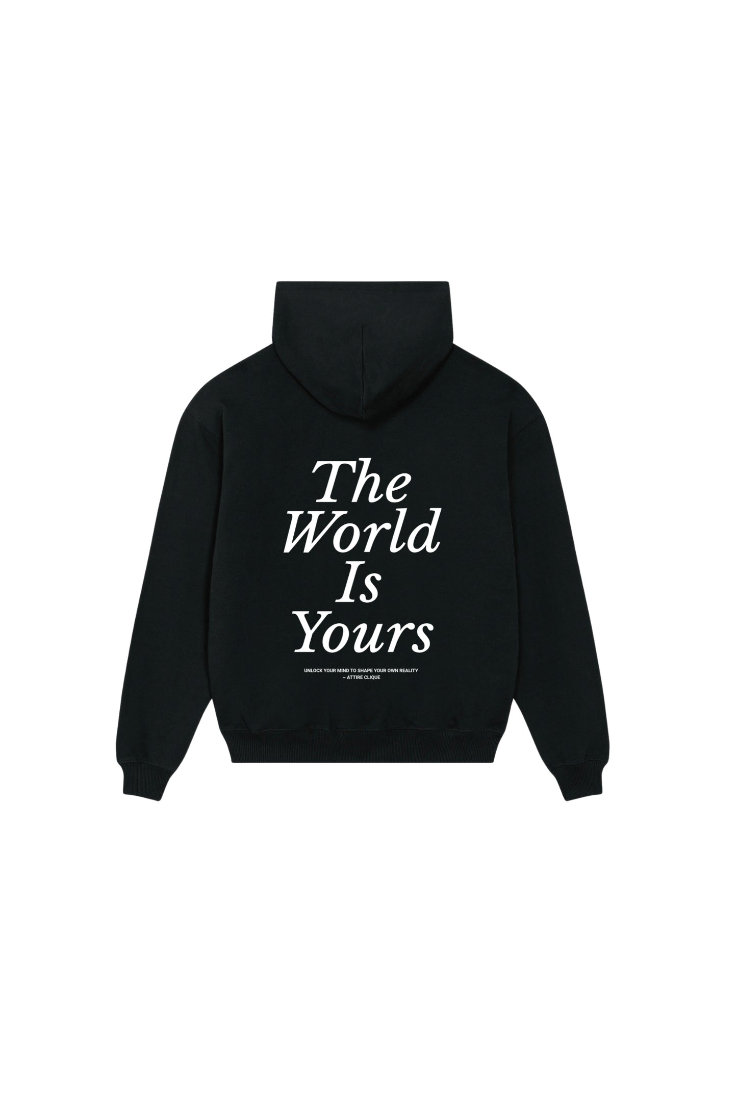 THE WORLD IS YOURS HOODIE | BLACK