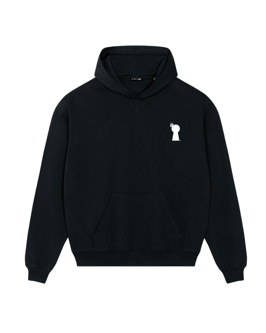 KEY LOGO HOODIE | BLACK