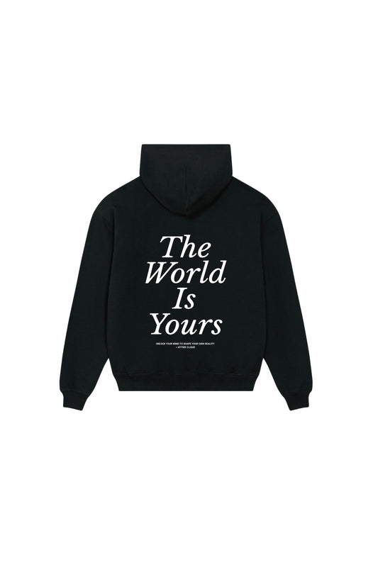 THE WORLD IS YOURS HOODIE | BLACK