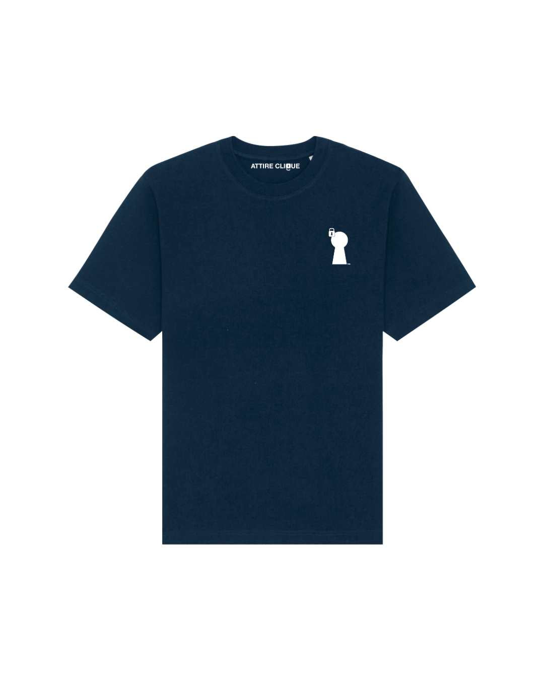 KEY LOGO TEE - NAVY