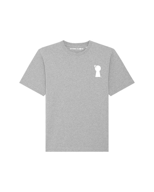 KEY LOGO TEE - GREY